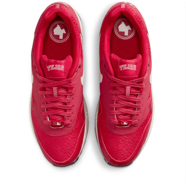 Nike Air Max 1 - University Red / Sail / Floral Embossed