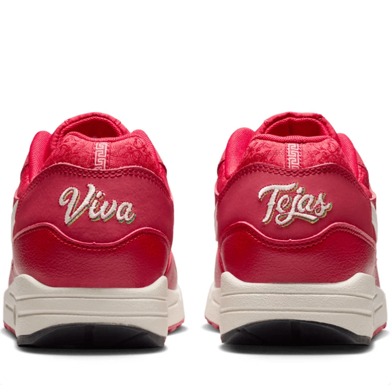 Nike Air Max 1 - University Red / Sail / Floral Embossed