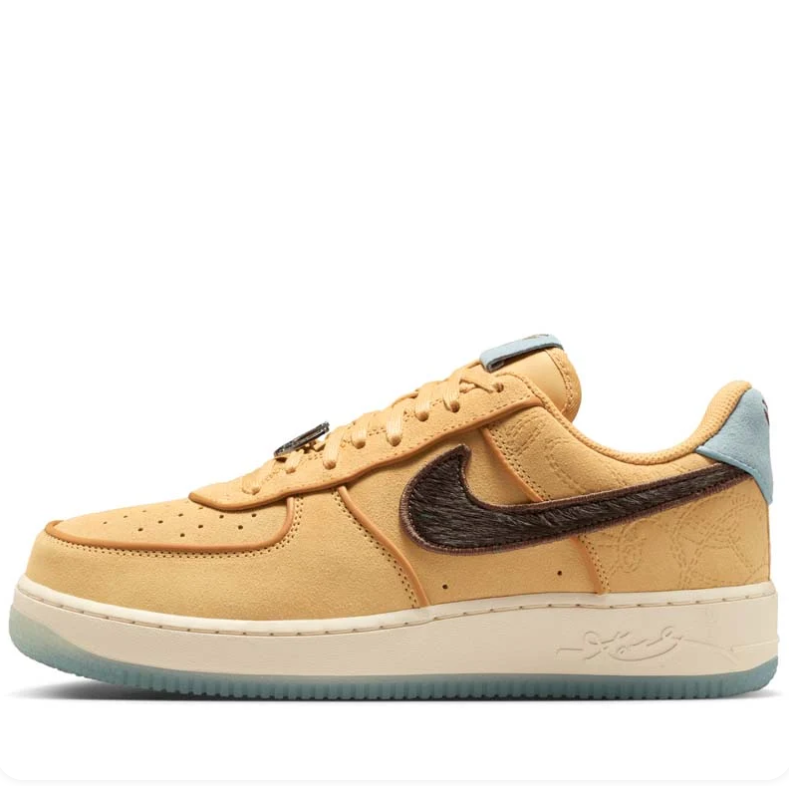 Nike Air Force 1 Low - Wheat / Dark Mocha / Glacier Blue
