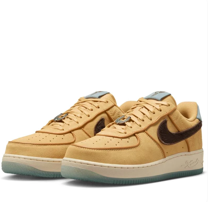Nike Air Force 1 Low - Wheat / Dark Mocha / Glacier Blue