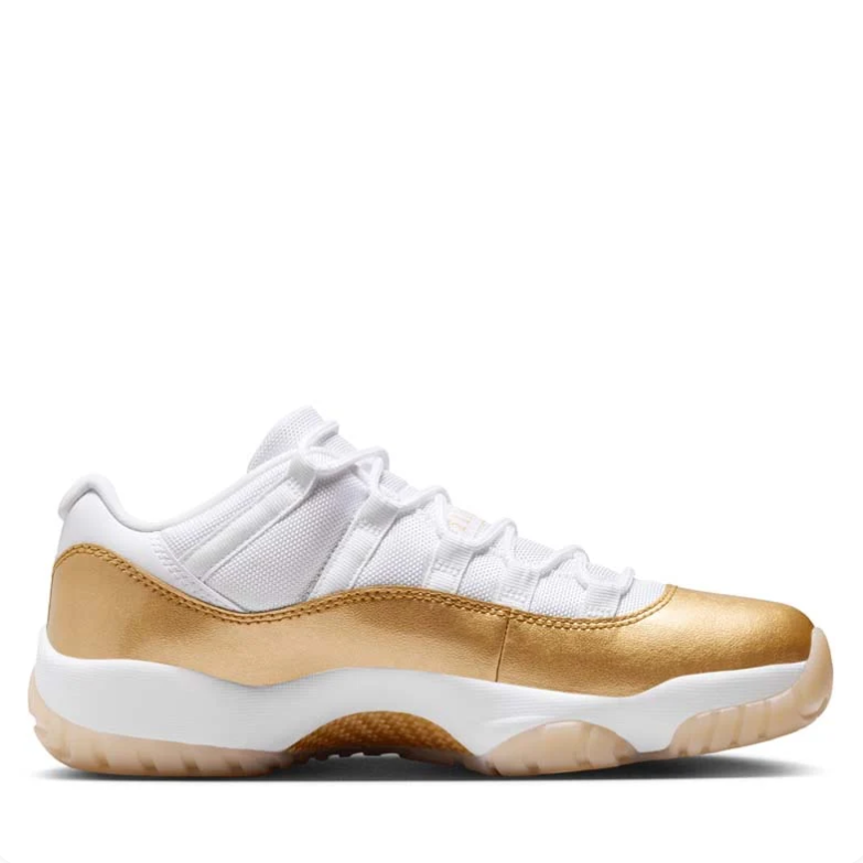 Air Jordan 11 Retro Low - White / Metallic Gold