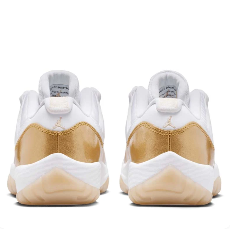 Air Jordan 11 Retro Low - White / Metallic Gold