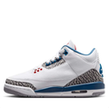 Air Jordan 3 Retro - White / True Blue / Cement Grey (True Blue)