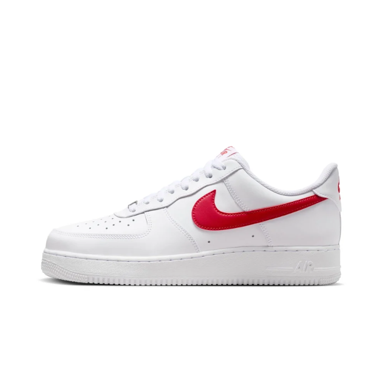 Nike Air Force 1 Low '07 - White / University Red
