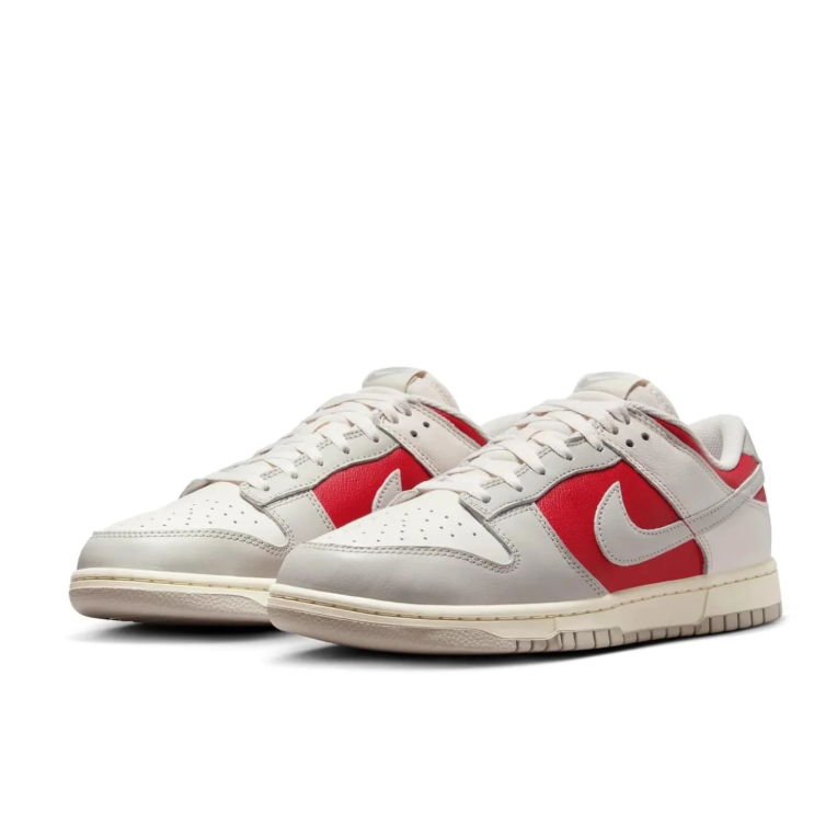 Nike Dunk Low - Vast Grey / Gym Red / Sail