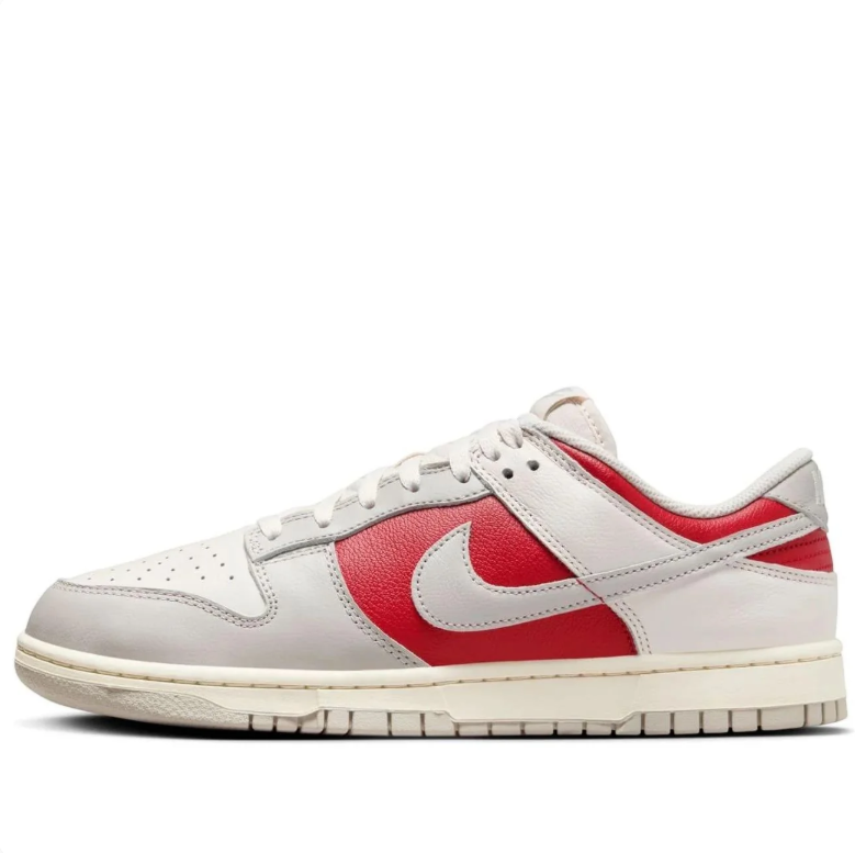 Nike Dunk Low - Vast Grey / Gym Red / Sail