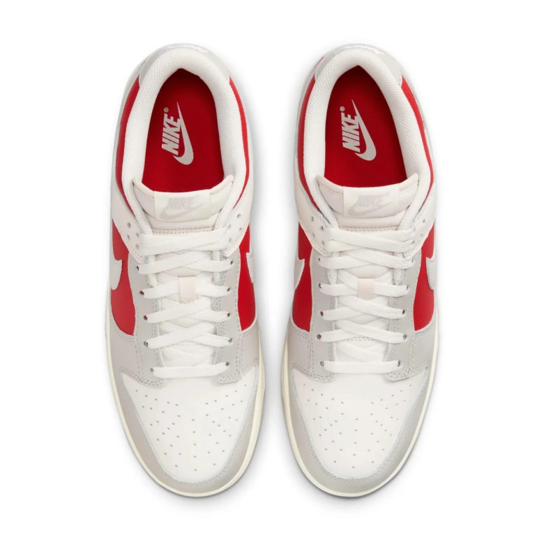 Nike Dunk Low - Vast Grey / Gym Red / Sail