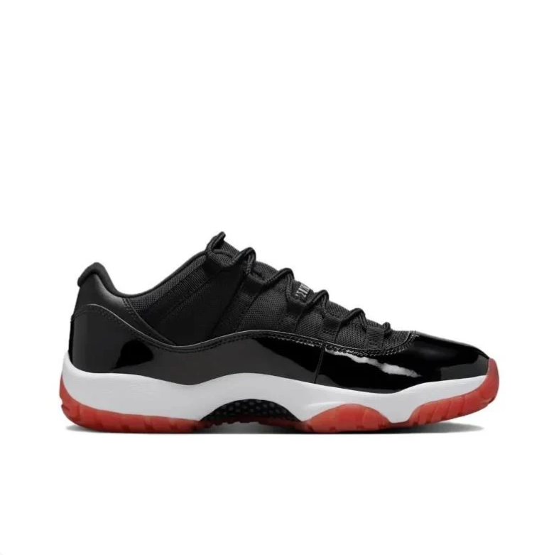 Air Jordan 11 Retro Low - Black / Varsity Red / White (Bred)