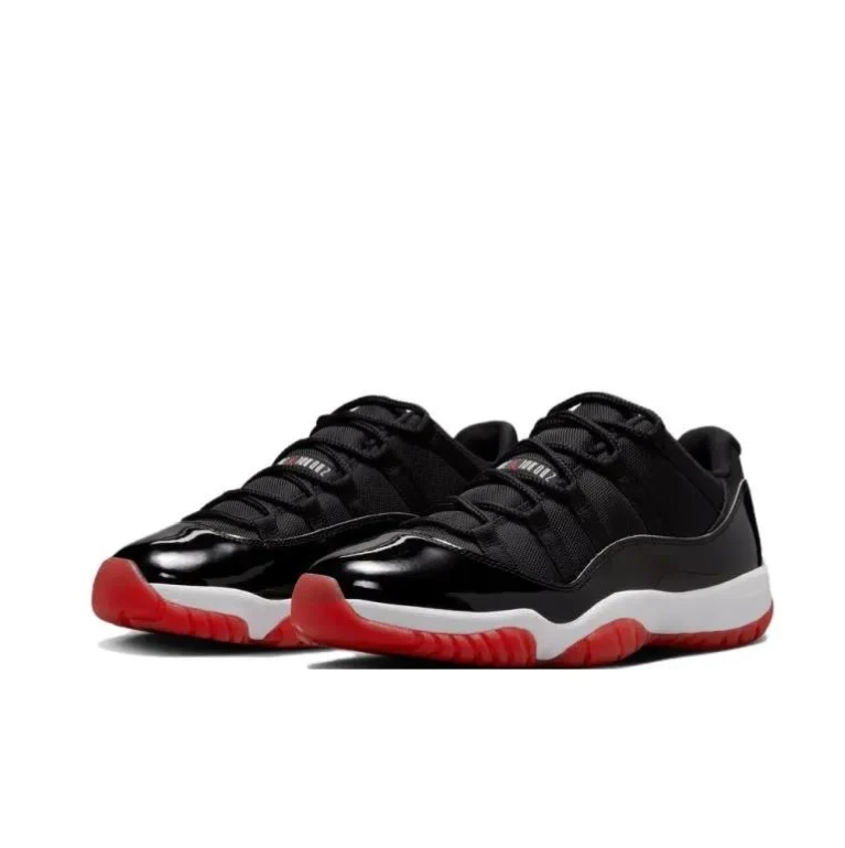 Air Jordan 11 Retro Low - Black / Varsity Red / White (Bred)
