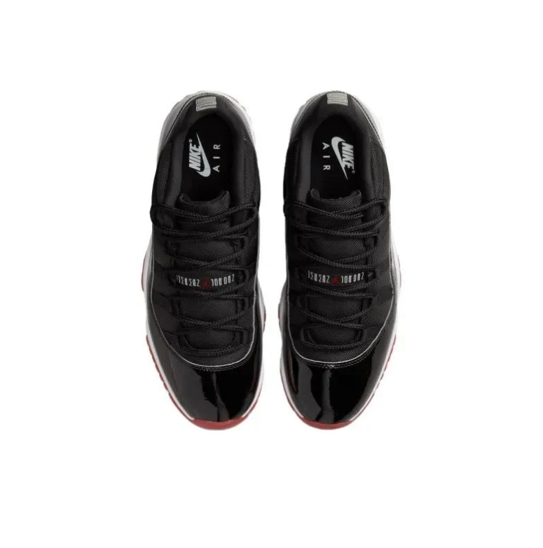 Air Jordan 11 Retro Low - Black / Varsity Red / White (Bred)