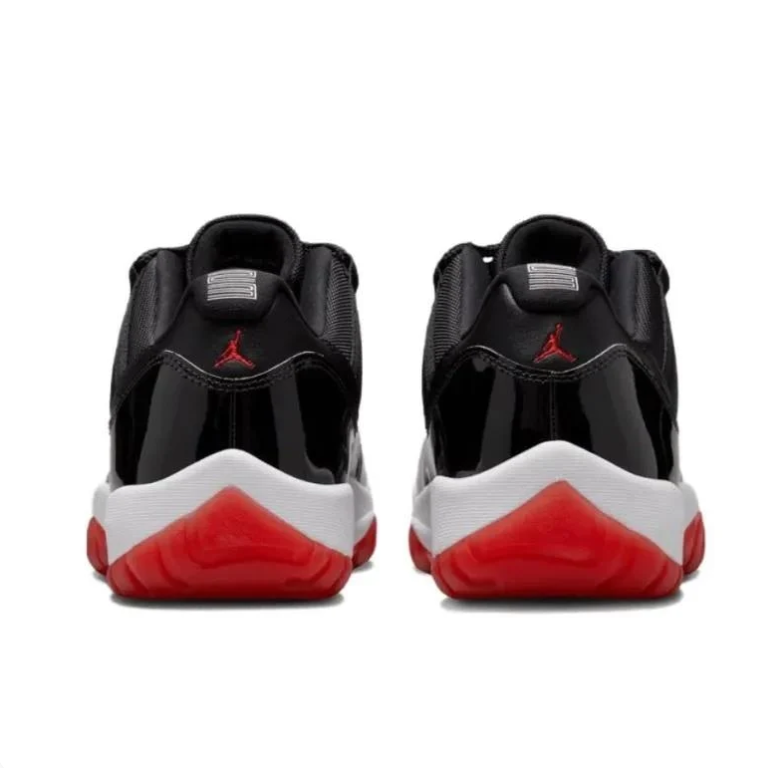 Air Jordan 11 Retro Low - Black / Varsity Red / White (Bred)