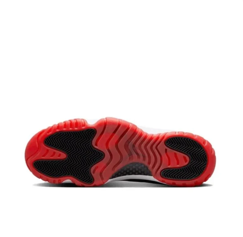 Air Jordan 11 Retro Low - Black / Varsity Red / White (Bred)