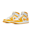 Air Jordan 1 Mid - White / University Gold