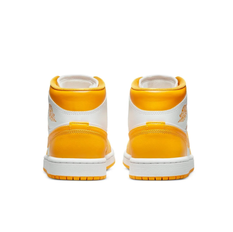 Air Jordan 1 Mid - White / University Gold