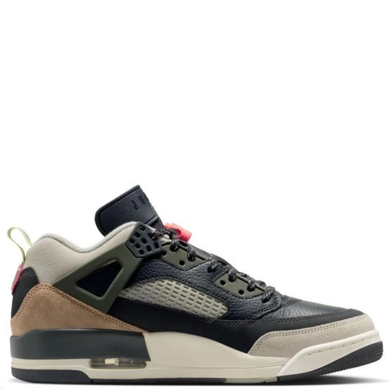 Jordan Spizike Low - Anthracite / Khaki / Pink / Sail