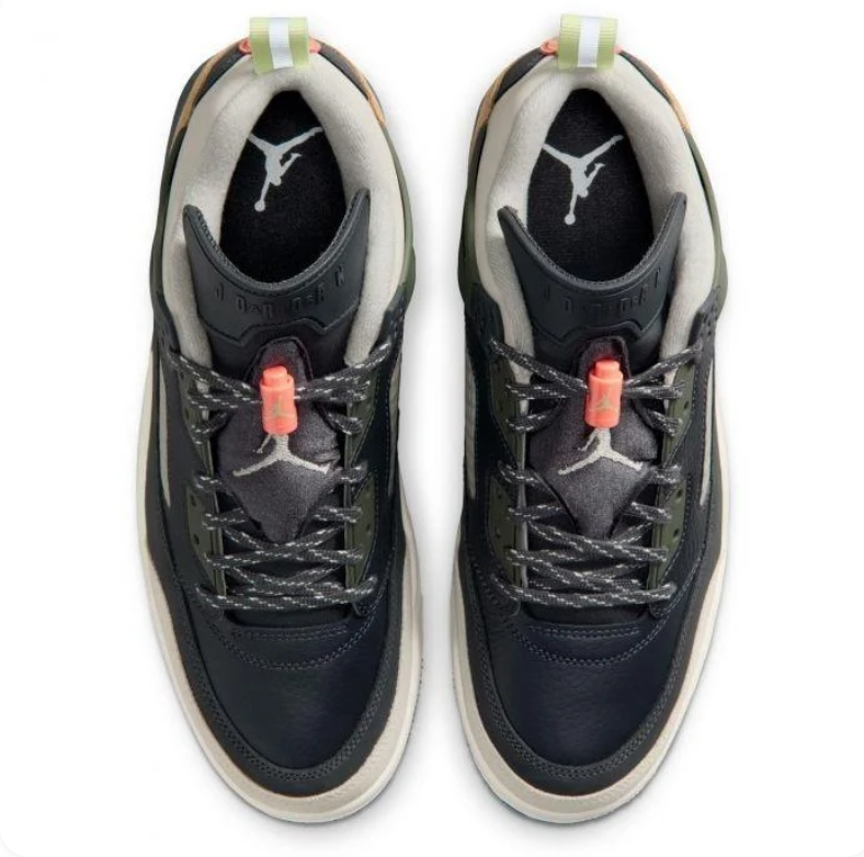 Jordan Spizike Low - Anthracite / Khaki / Pink / Sail