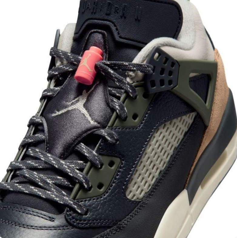 Jordan Spizike Low - Anthracite / Khaki / Pink / Sail