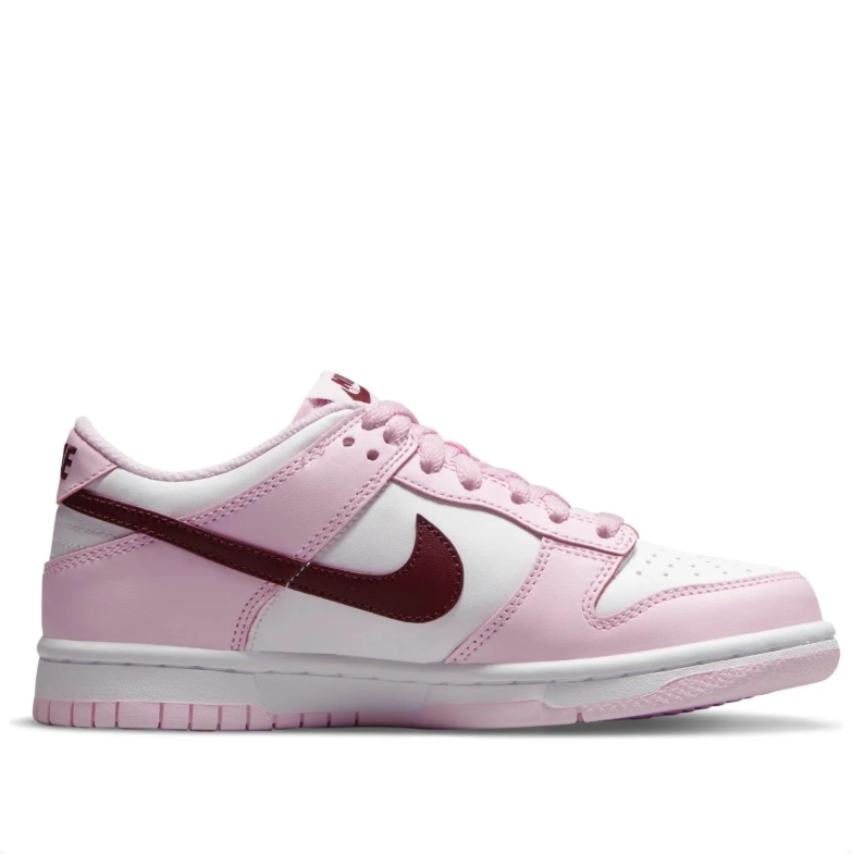 Nike Dunk Low - Pink Foam / Dark Beetroot / White