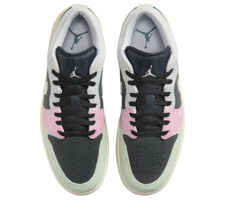 Air Jordan 1 Low SE - Dark Grey / Pink / Light Bone / Apricot
