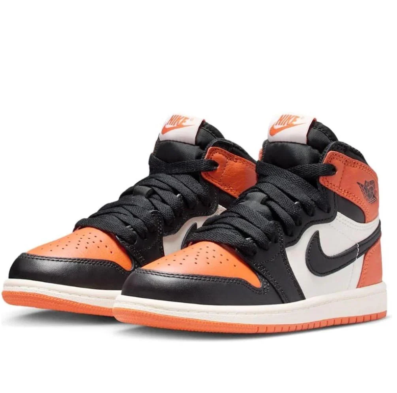 Air Jordan 1 High OG - Black / Starfish / Sail (Shattered Backboard)