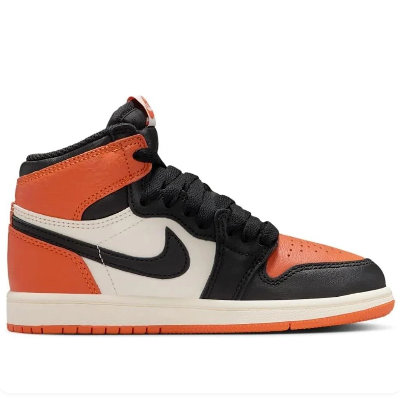 Air Jordan 1 High OG - Black / Starfish / Sail (Shattered Backboard)