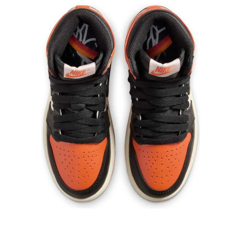 Air Jordan 1 High OG - Black / Starfish / Sail (Shattered Backboard)
