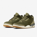 Air Jordan 3 Retro - Medium Olive / Sail / Gum