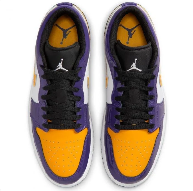 Air Jordan 1 Low - Field Purple / University Gold / White (Lakers)