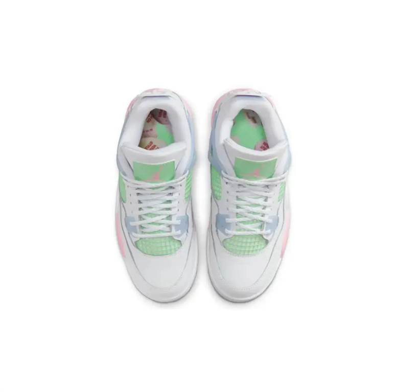 Air Jordan 4 Retro - White / Pink / Watercolor (Valentine's Day)