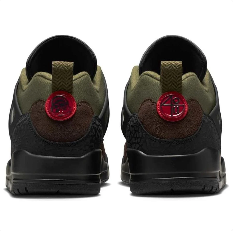 Air Jordan Spizike Low - Medium Olive / Dark Brown / Black