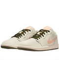 Air Jordan 1 Low - Sail / Pink Glaze / Olive