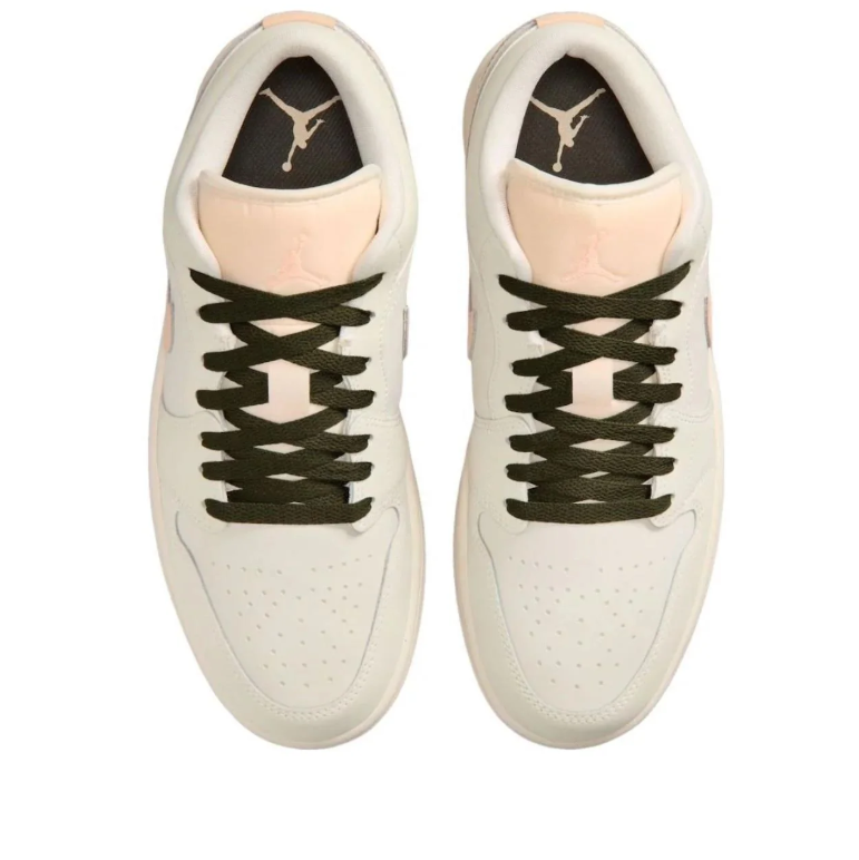 Air Jordan 1 Low - Sail / Pink Glaze / Olive