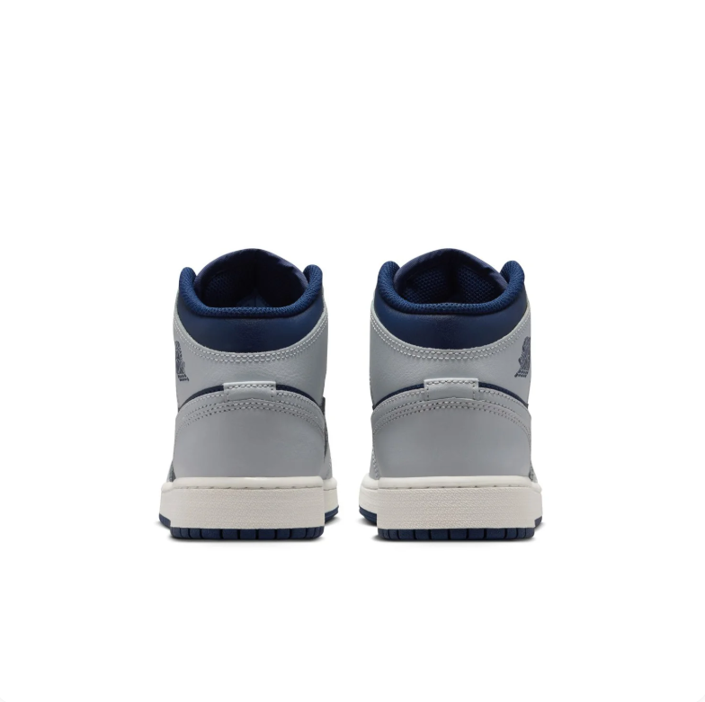 Air Jordan 1 Mid - Midnight Navy / Wolf Grey / White