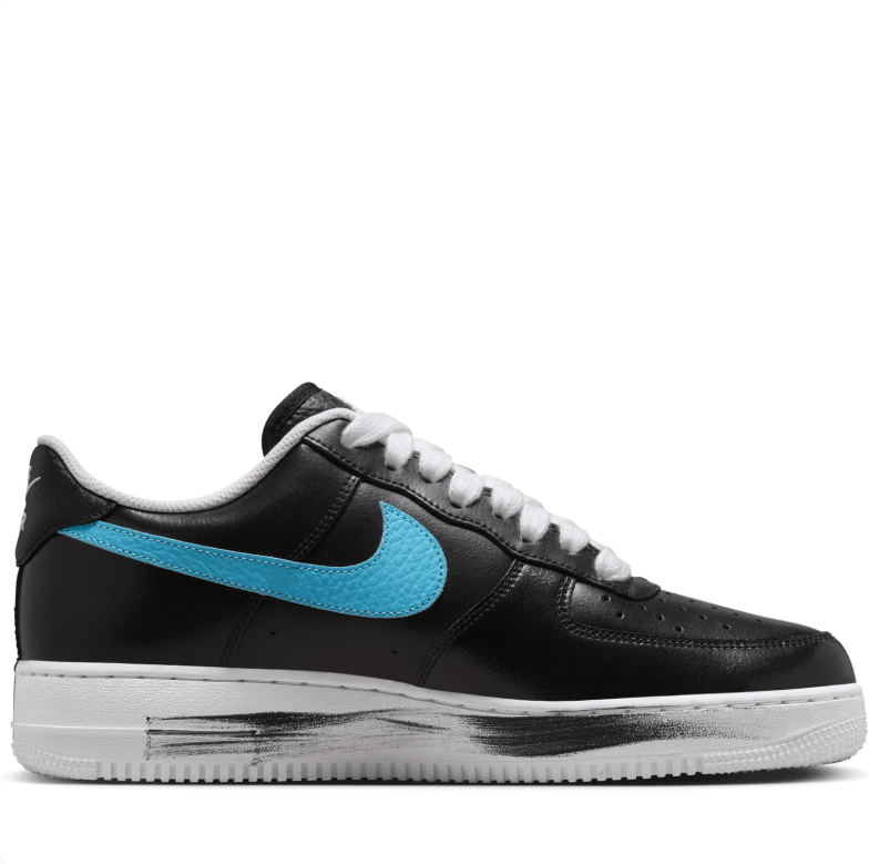 Nike Air Force 1 Low - Black / Pink Swoosh